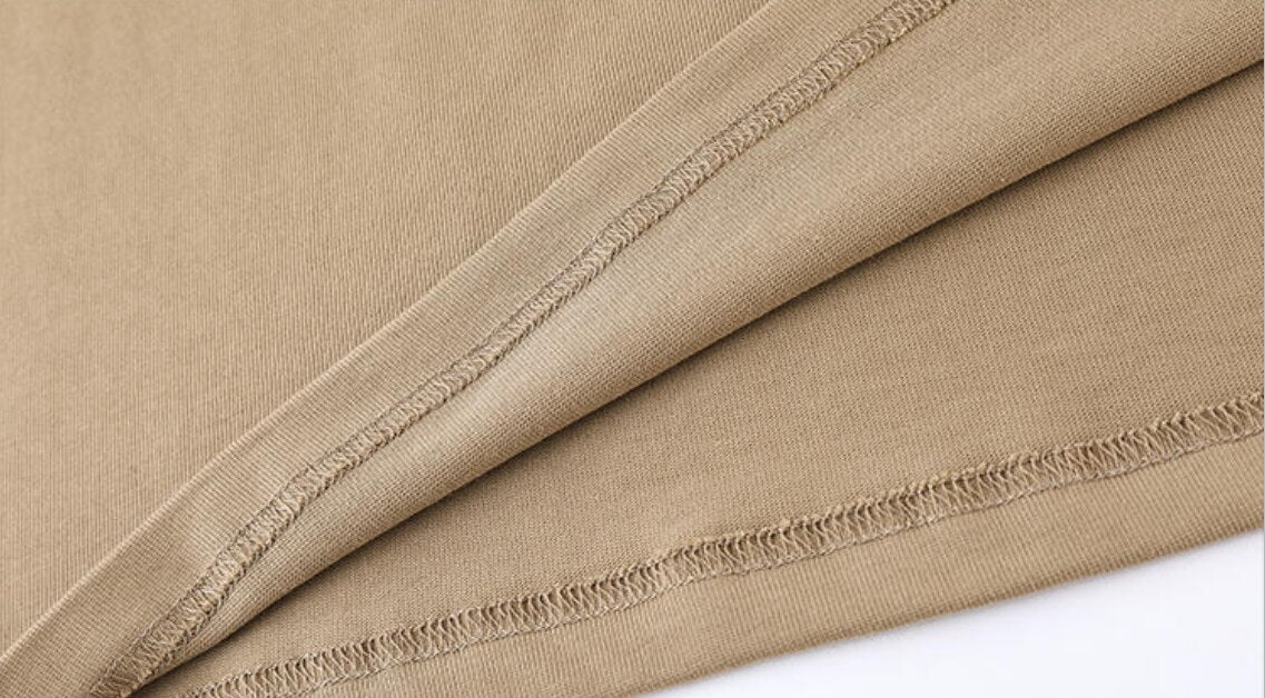 Hgn-End Quality Oversized Heavy Weight 100% Cotton T-shirt for Men Short Sleeve Tee Solid Color