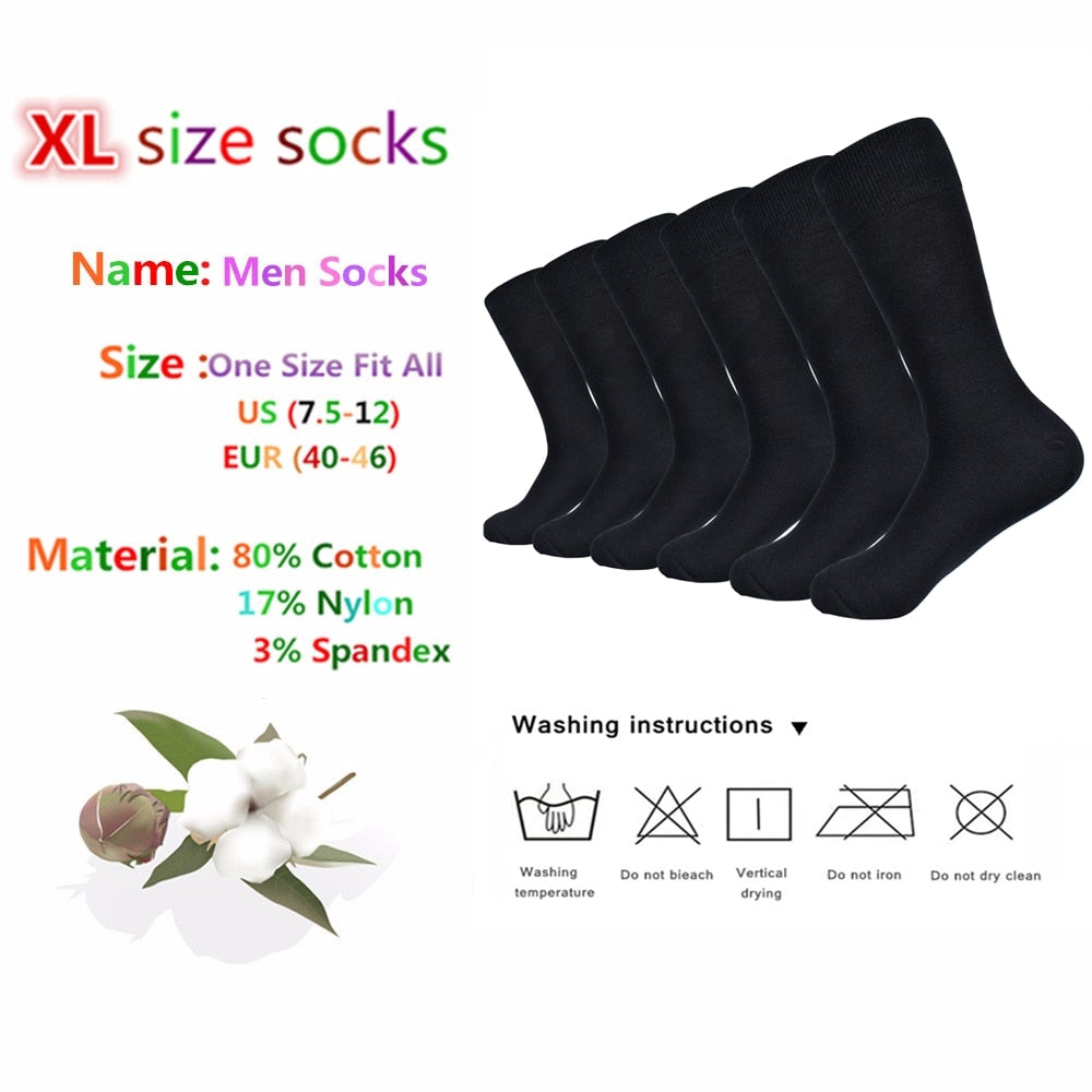 Men's Black Socks