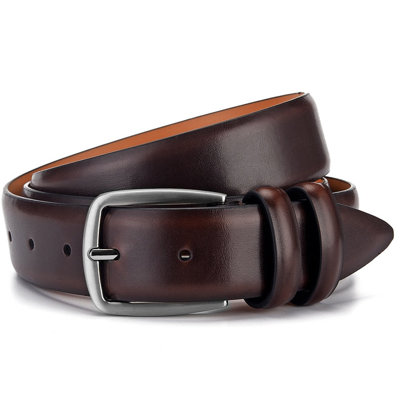 Belt Male Luxury Designer Cowskin Belts For Jeans Genuine Leather Strap