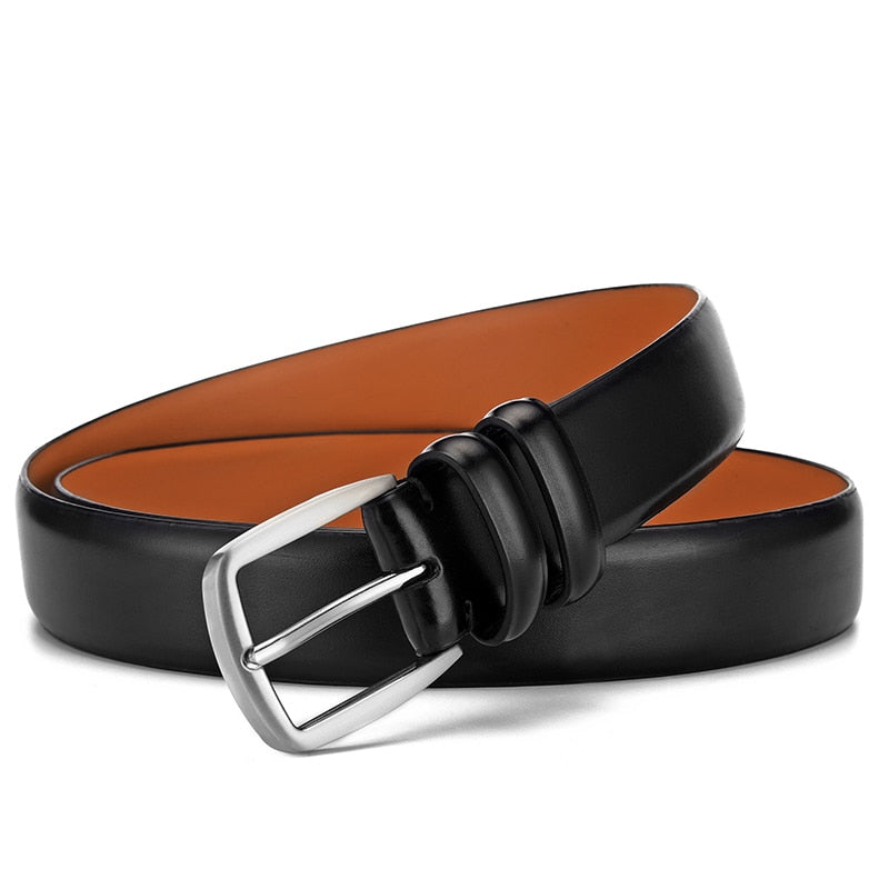 Belt Male Luxury Designer Cowskin Belts For Jeans Genuine Leather Strap