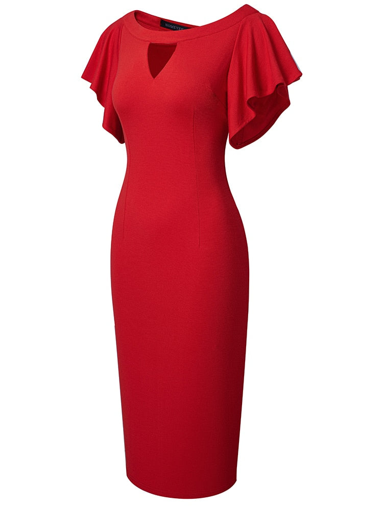 Elegant Bodycon Slim Dress