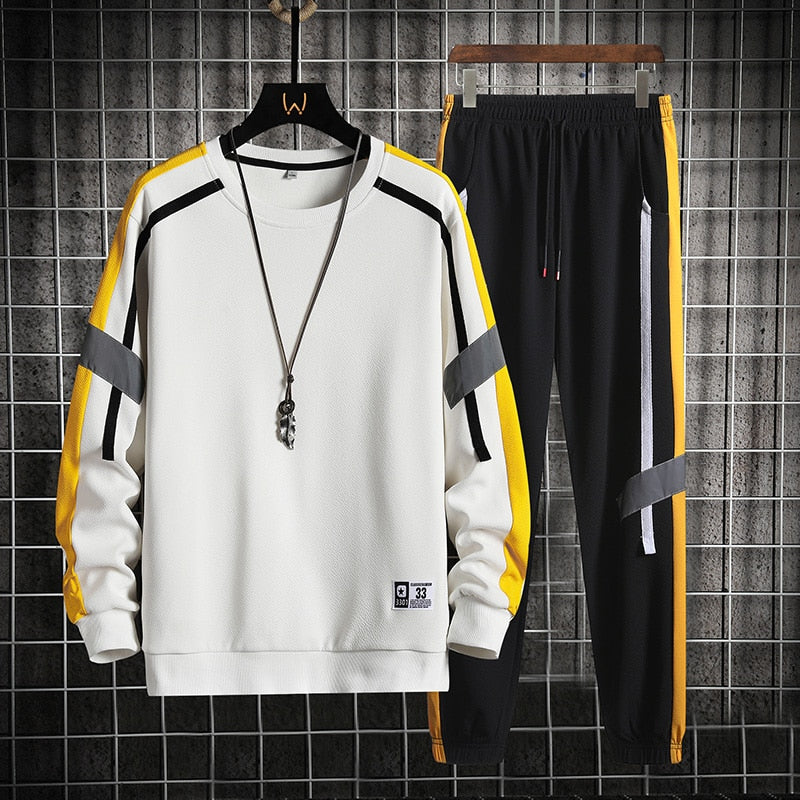 Two Piece Sweatshirt And Sweatpants Suit