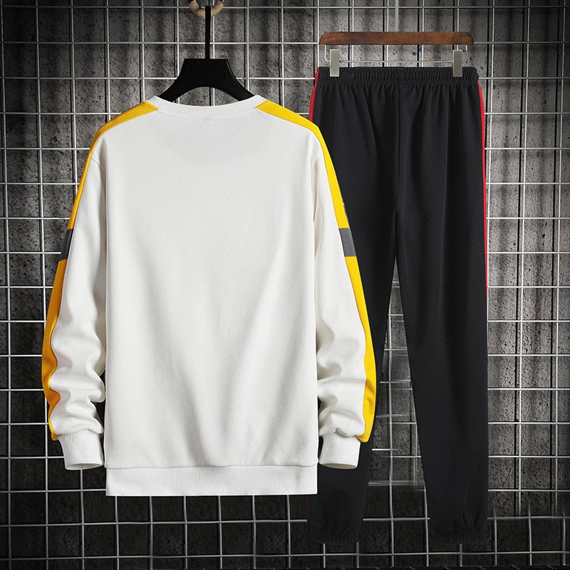 Two Piece Sweatshirt And Sweatpants Suit