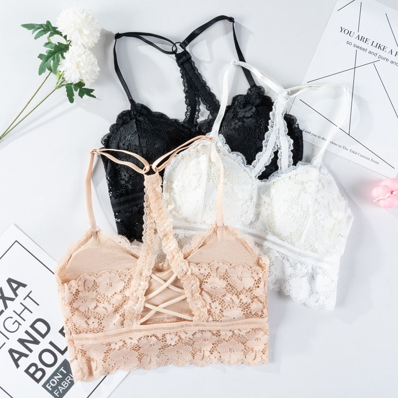 Sexy Beautiful Back Bra Lace Push Up Bra