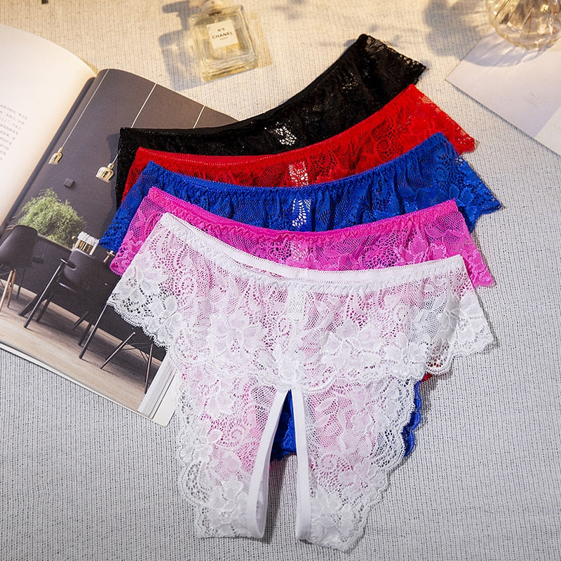 XL - 4XL Plus Size Open Crotch Panties