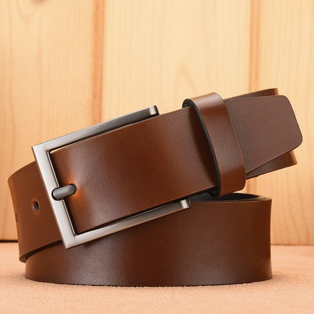Belt Male Luxury Designer Cowskin Belts For Jeans Genuine Leather Strap