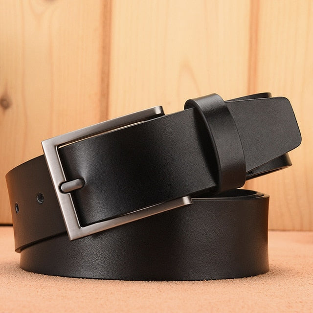 Belt Male Luxury Designer Cowskin Belts For Jeans Genuine Leather Strap