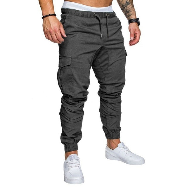 Men Pants Thin Jogger Cargo Pants