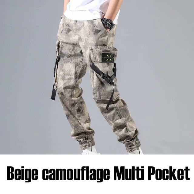 Men Pants Thin Jogger Cargo Pants
