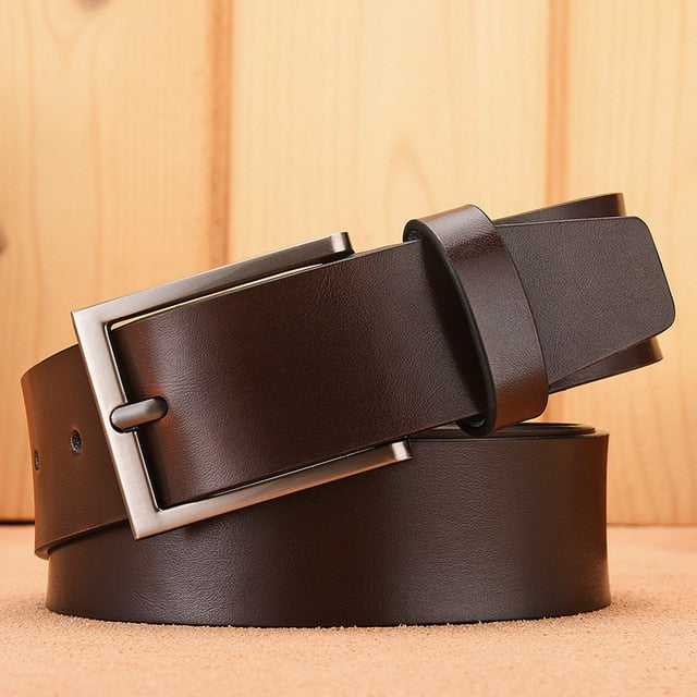 Belt Male Luxury Designer Cowskin Belts For Jeans Genuine Leather Strap