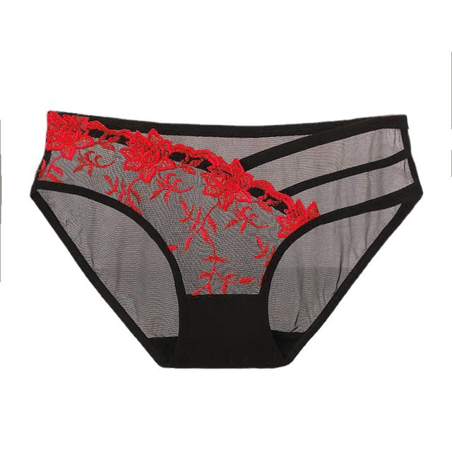 Woman Open Crotch Thongs.