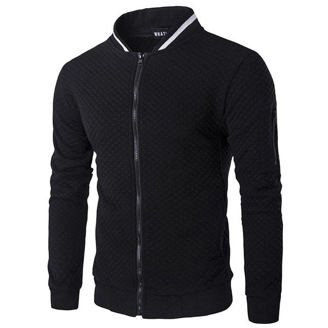 Mens Fitness Suit Two Pieces Long Sleeve Jacket + Pants Casual