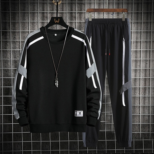 Two Piece Sweatshirt And Sweatpants Suit
