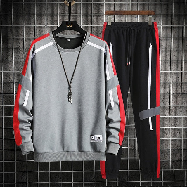 Two Piece Sweatshirt And Sweatpants Suit