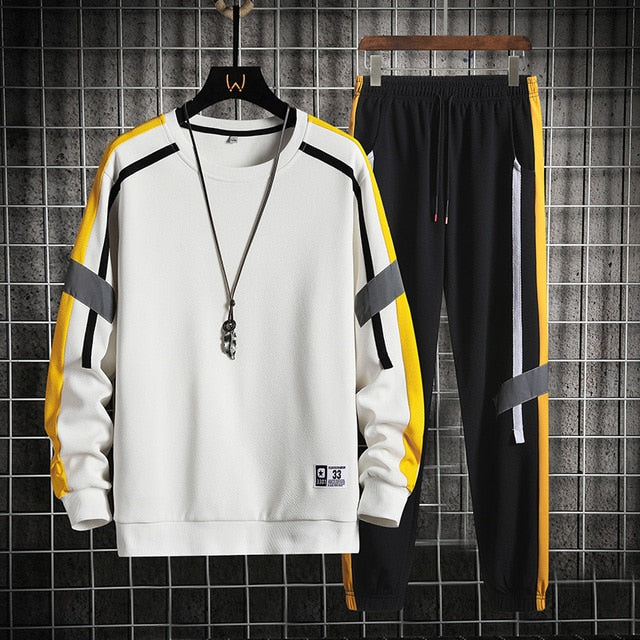 Two Piece Sweatshirt And Sweatpants Suit