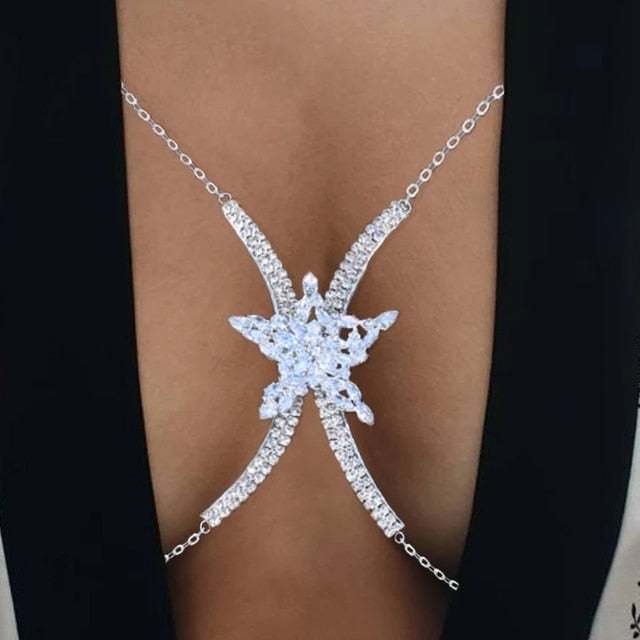 Chest Bracket Double Pendant Heart