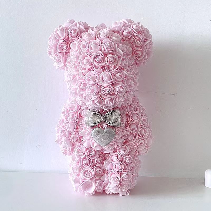 Artificial Flower Rose Teddy Bear