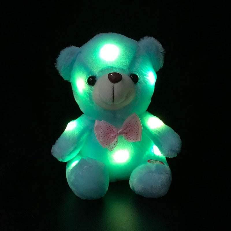 Colorful Glowing Luminous Plush Stuffed Bear Teddy