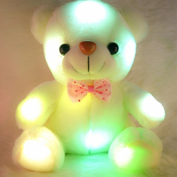 Colorful Glowing Luminous Plush Stuffed Bear Teddy