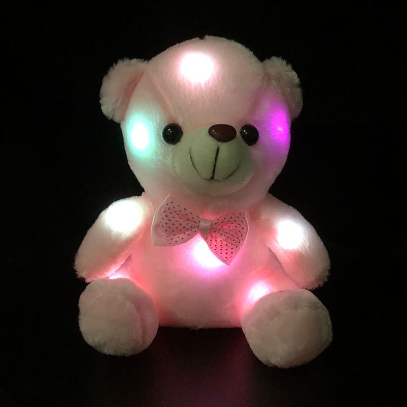 Colorful Glowing Luminous Plush Stuffed Bear Teddy