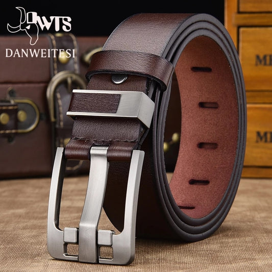 Men's High Quality Leather Belt Genuine Leather Strap