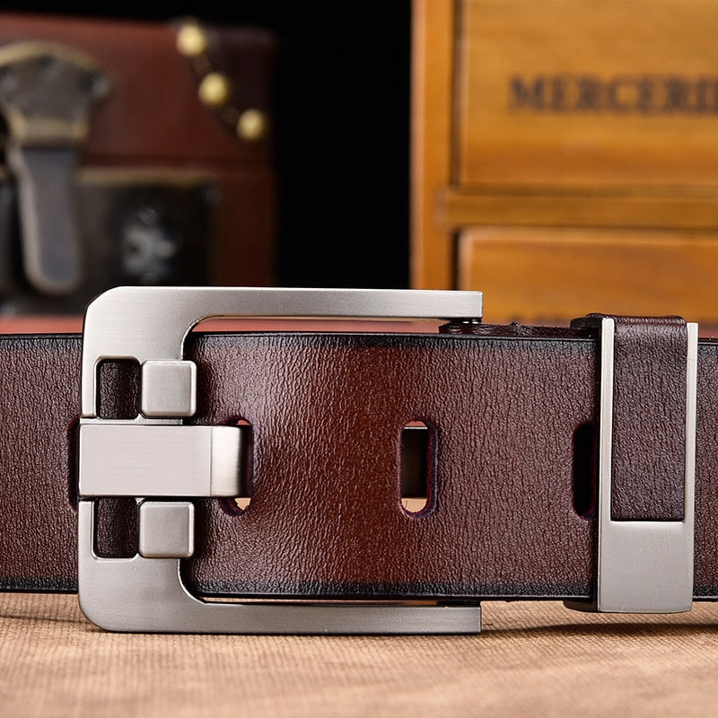 Men's High Quality Leather Belt Genuine Leather Strap