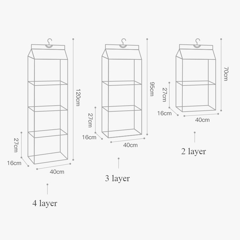 Handbag Hanging Organizer Storage Hanging Bag Handbag Organizer For Closet - Hanging Organizers