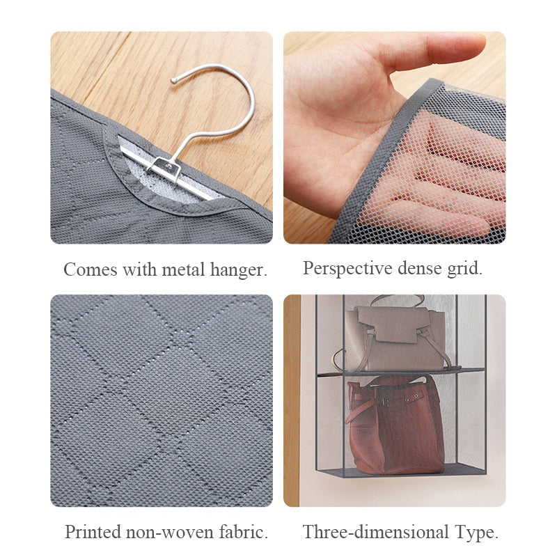 Handbag Hanging Organizer Storage Hanging Bag Handbag Organizer For Closet - Hanging Organizers