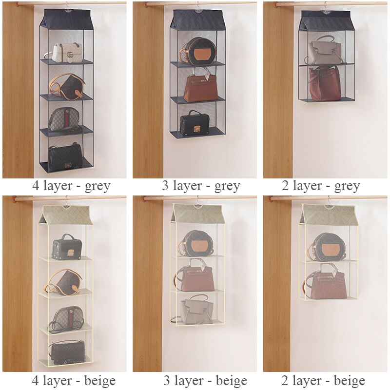 Handbag Hanging Organizer Storage Hanging Bag Handbag Organizer For Closet - Hanging Organizers