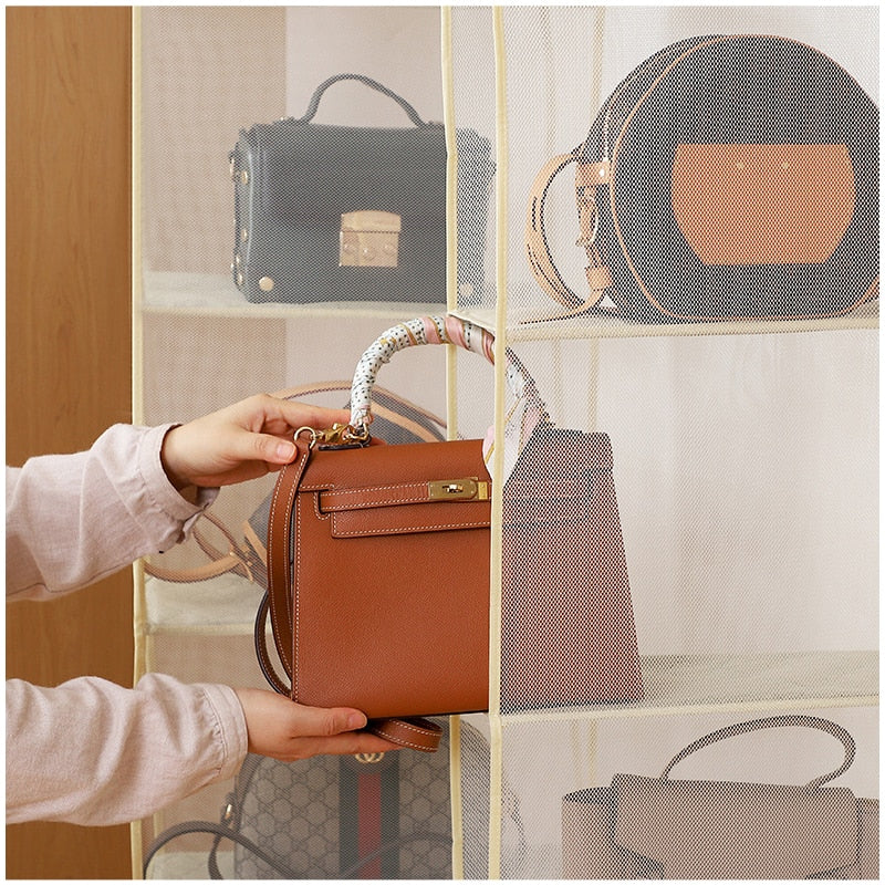 Handbag Hanging Organizer Storage Hanging Bag Handbag Organizer For Closet - Hanging Organizers