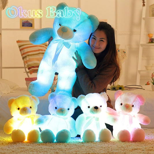 Creative Light Up Led Teddy Bear Stuffed Animal