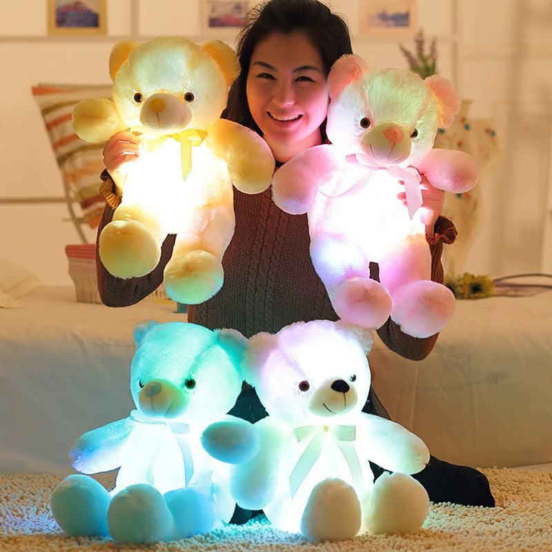 Creative Light Up Led Teddy Bear Stuffed Animal