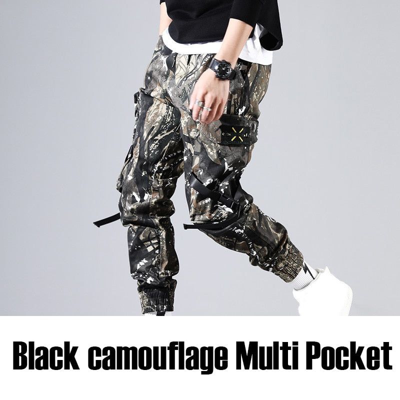 Men Pants Thin Jogger Cargo Pants