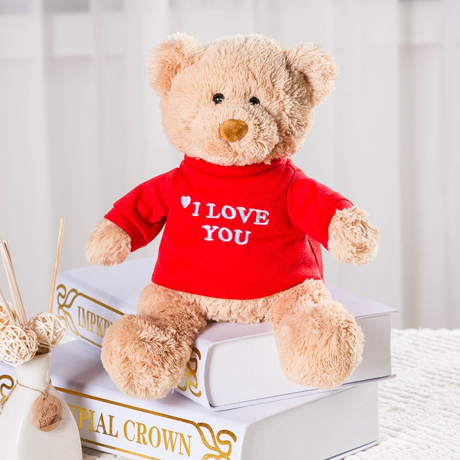 I Love You Teddy Bear With Removable T-shirt