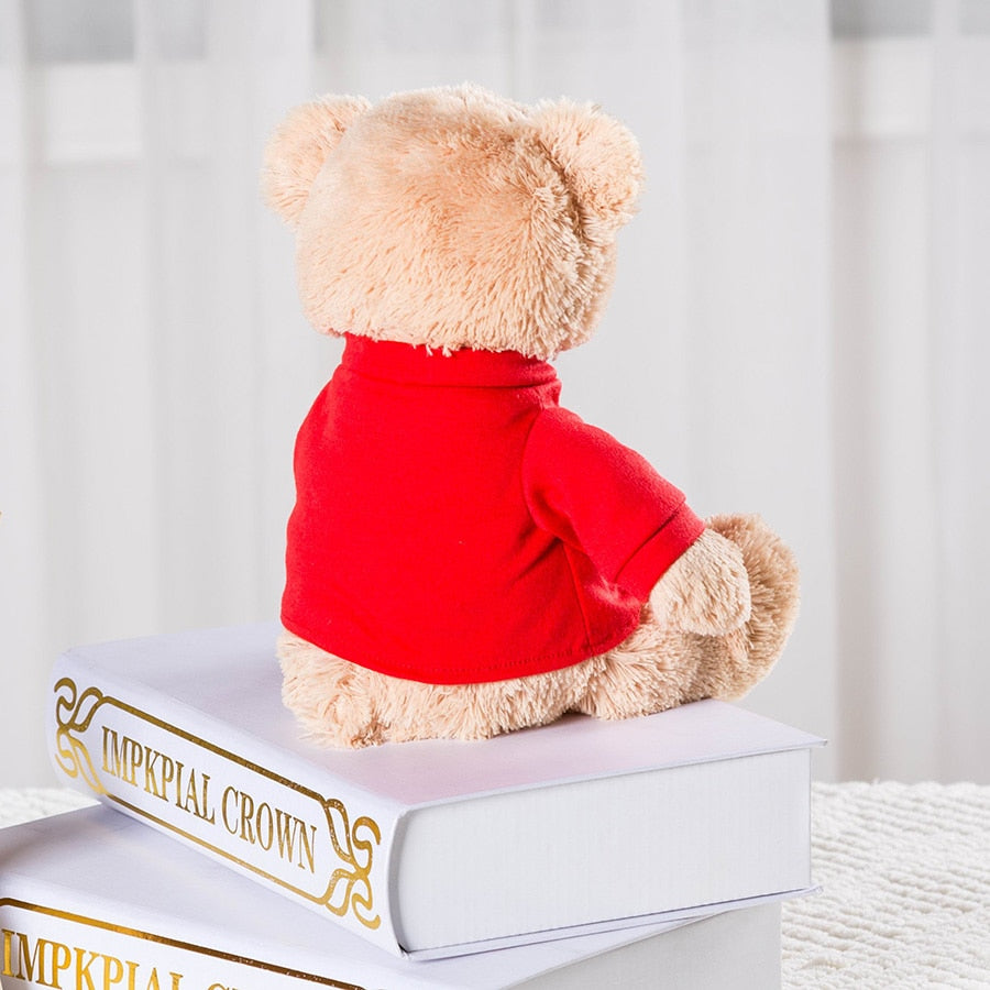 I Love You Teddy Bear With Removable T-shirt