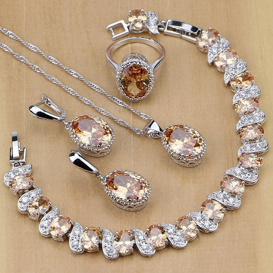 Champagne Jewelry Set