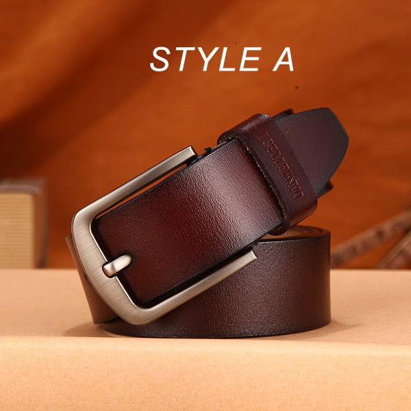 Men's High Quality Leather Belt Genuine Leather Strap