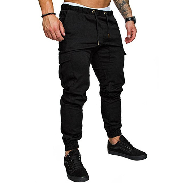 Men Pants Thin Jogger Cargo Pants