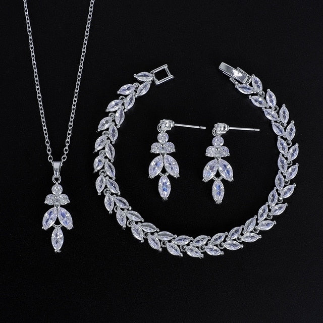 Necklace Set Earrings Rings