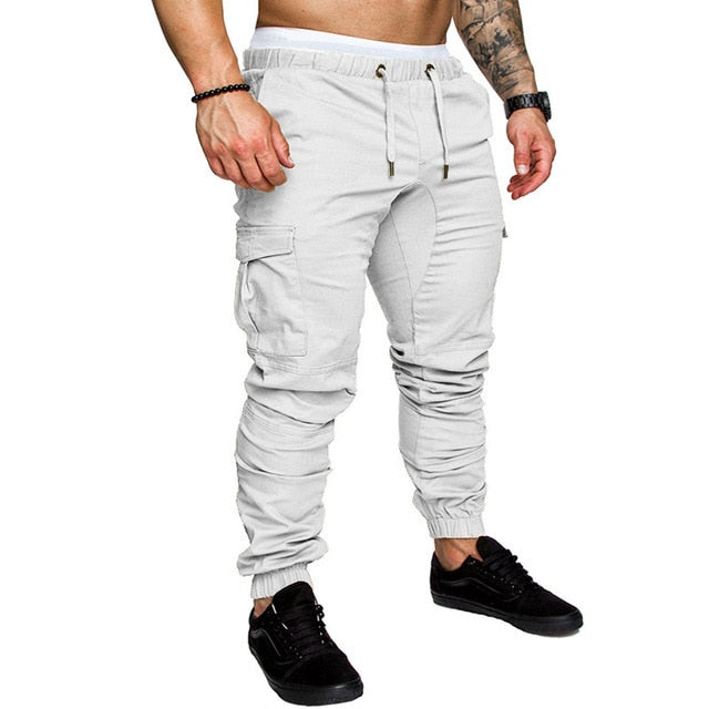 Men Pants Thin Jogger Cargo Pants