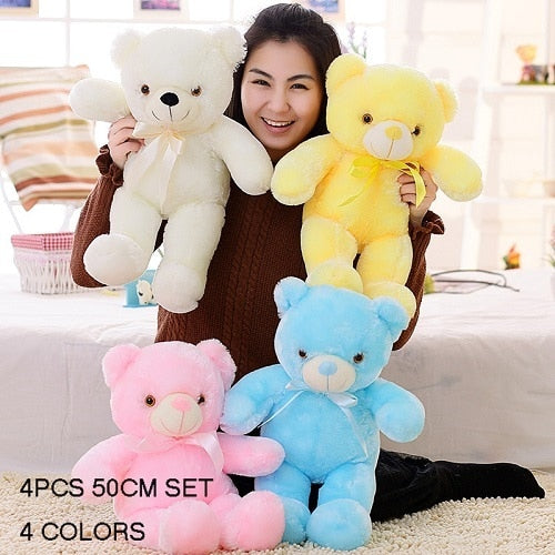 Creative Light Up Led Teddy Bear Stuffed Animal