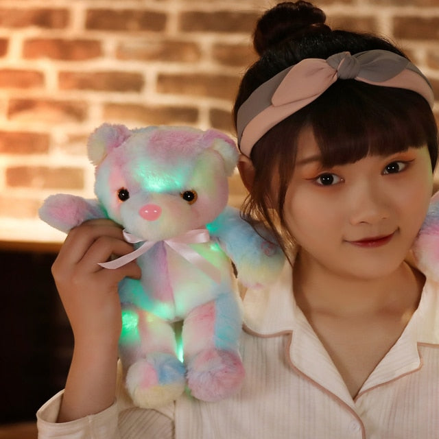 Creative Light Up Led Teddy Bear Stuffed Animal