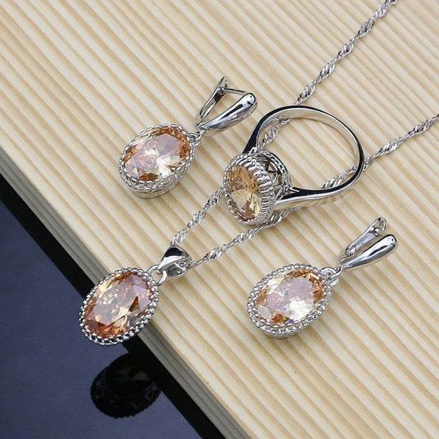 Champagne Jewelry Set