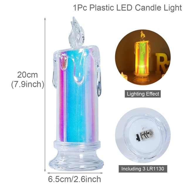 Crystal Table Led Night Light Touch Lamp