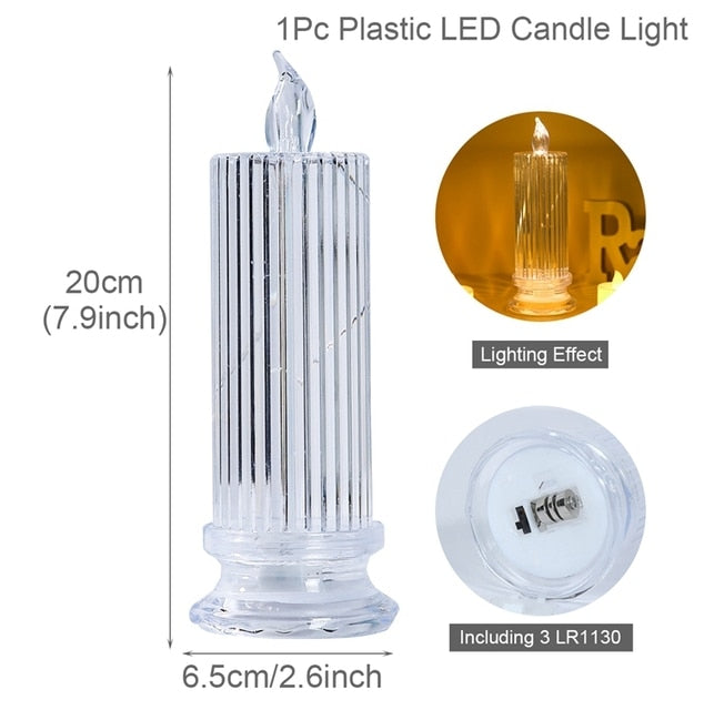 Crystal Table Led Night Light Touch Lamp