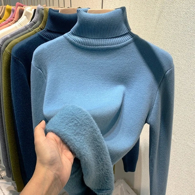 Solid Color Turtleneck