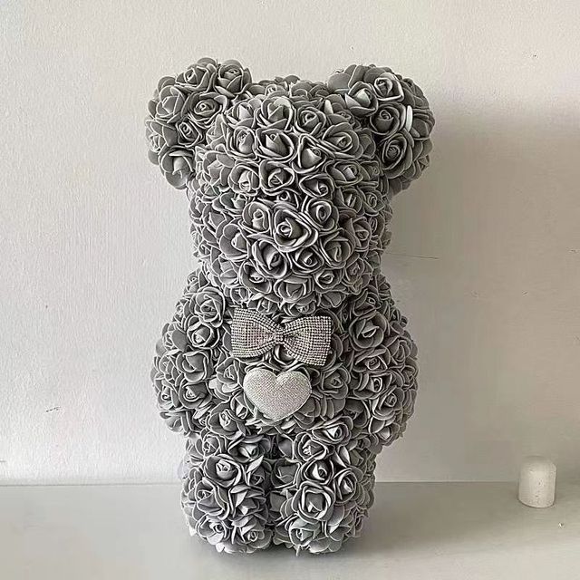 Artificial Flower Rose Teddy Bear