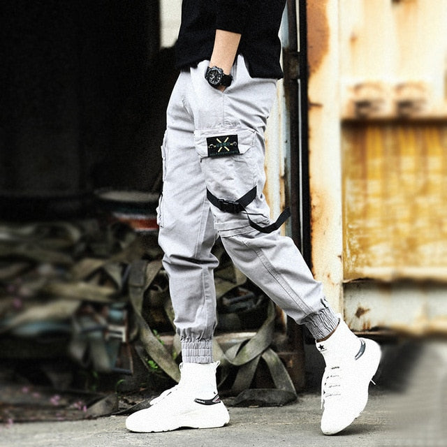 Men Pants Thin Jogger Cargo Pants