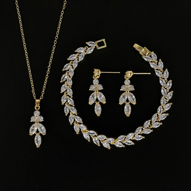 Necklace Set Earrings Rings