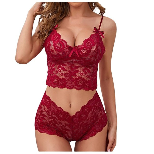 Sexy Lingerie Camisole and Underwear Set